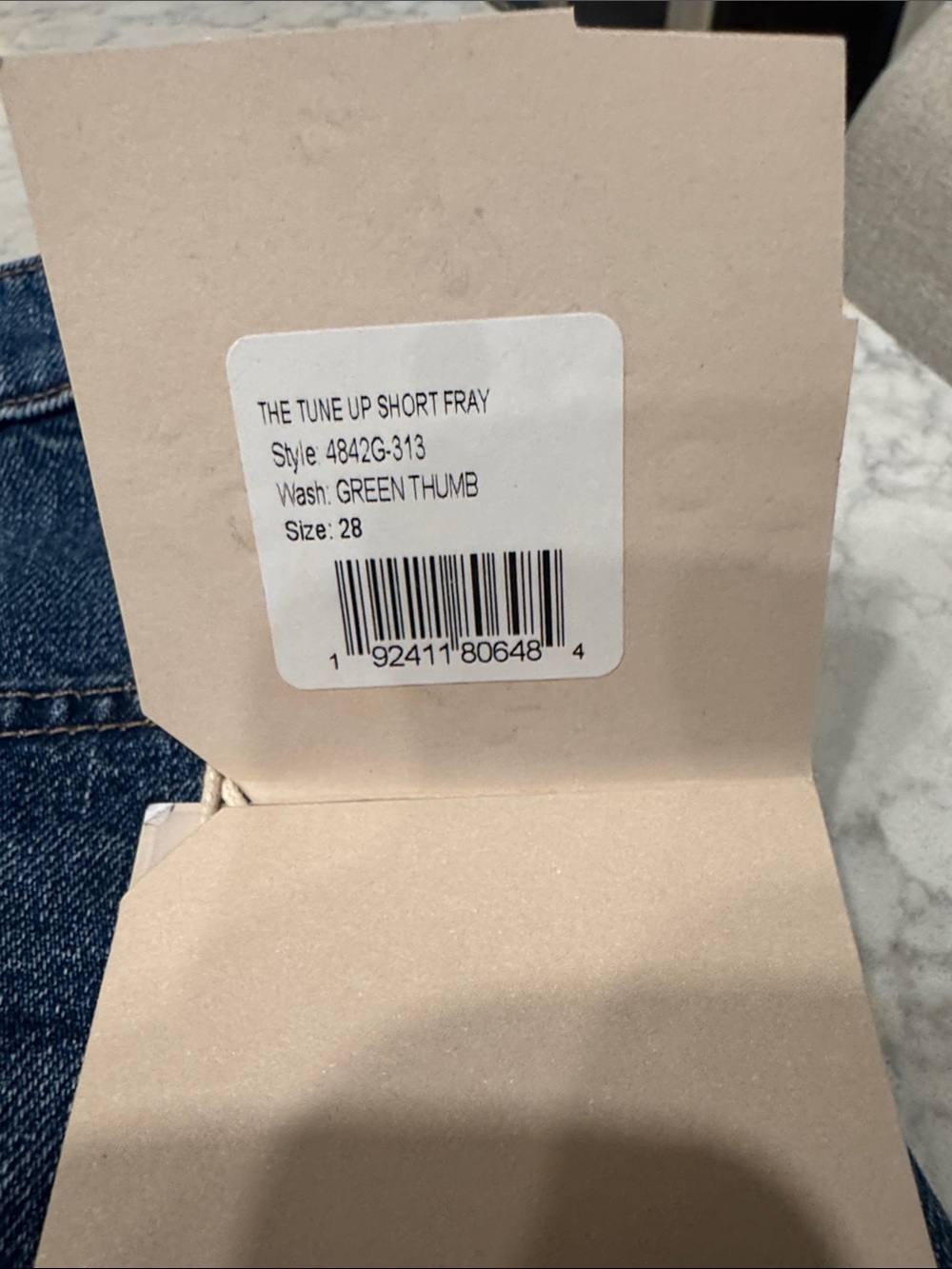MOTHER denim short NWT - Picture 3 of 3